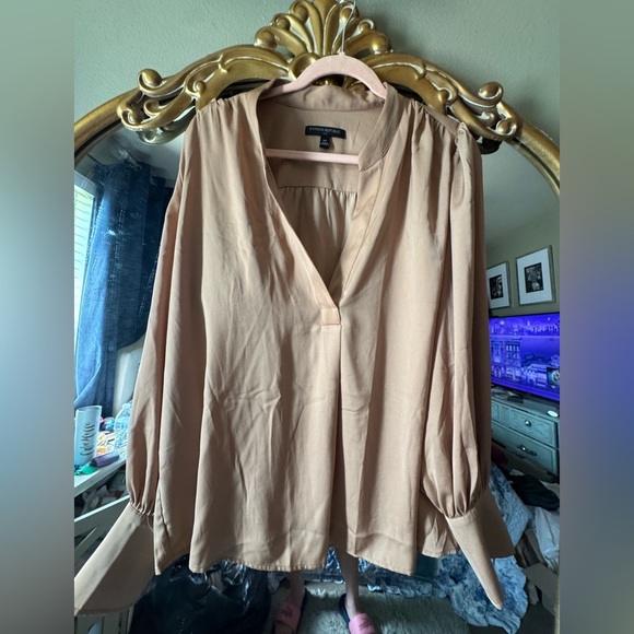 Banana Republic Tops - Banana Republic Women's gold/ tan Blouse
